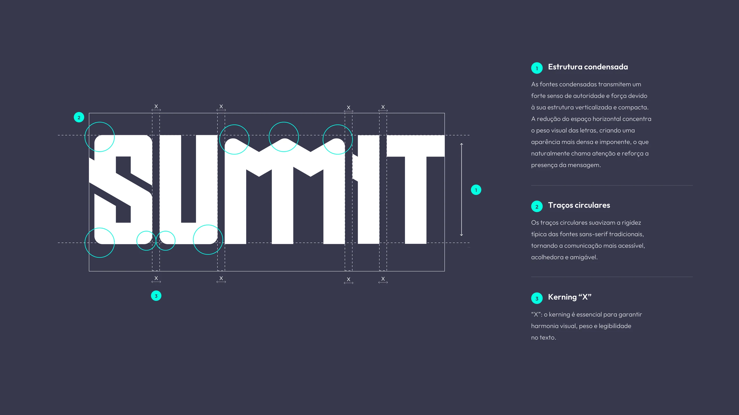 Morada AI Summit 26 — construção tipográfica do SUMMIT