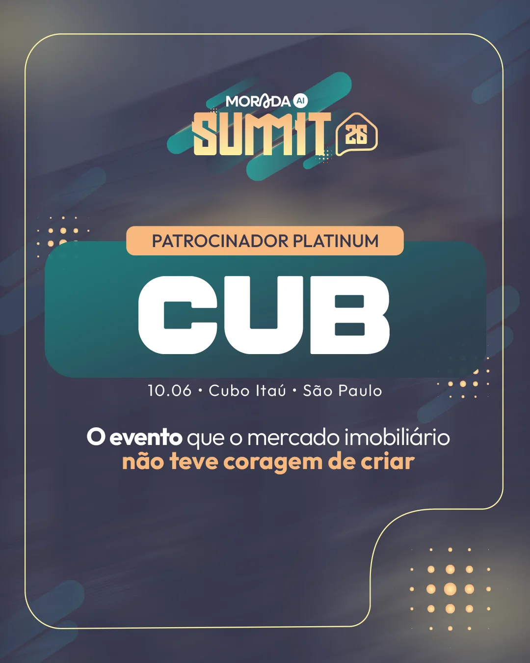 Post — patrocinador platinum CUB